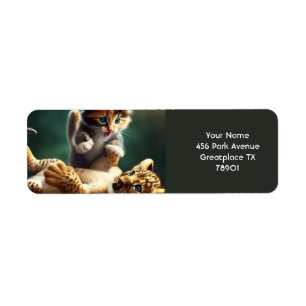 Fantasy Niedlich Tiger Baby Kitten