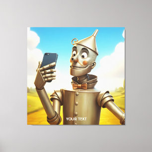 Fantasy Niedlich Tin Man Road Leinwanddruck