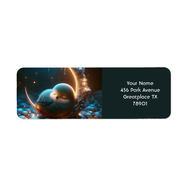 Fantasy Niedlich Tiny Bird Moon (Vorne)