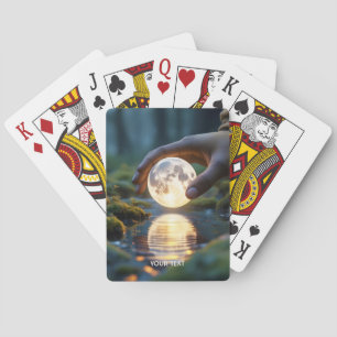 Fantasy Niedlich Two Fingers Moon Spielkarten