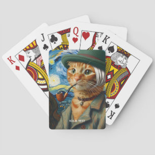 Fantasy Niedlich Van Gogh Hat Spielkarten