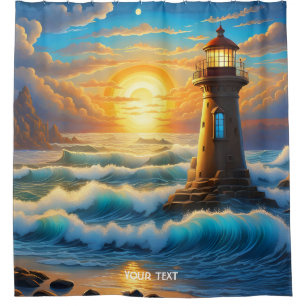 Fantasy Niedlich Viviane Sea Sun Storm Duschvorhang