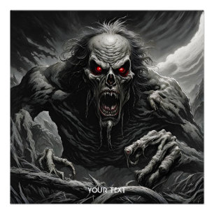Fantasy Niedlich Vivid Beängstigender Horror Kreat Poster