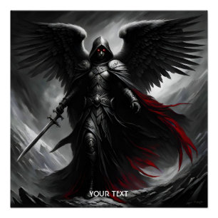 Fantasy Niedlich Vivid Dark Beängstigend Angel Poster