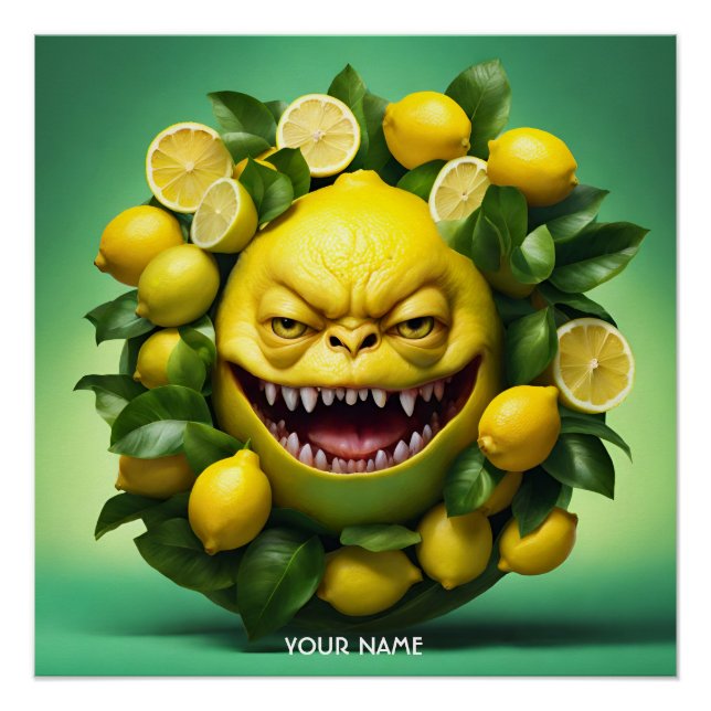 Fantasy Niedlich Vivid Lemon Gewitchte Kreatur Poster (Vorderseite)