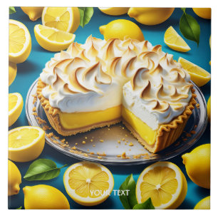 Fantasy Niedlich Vivid Lemon Meringue Pie Fliese