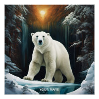 Fantasy Niedlich Vivid Majestic Polar Bär