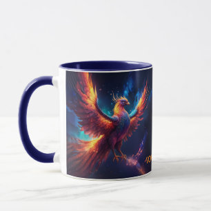 Fantasy Niedlich Vivid Rising Phoenix Tasse