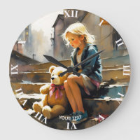 Fantasy Niedlich Vivid Sad Girl Bär