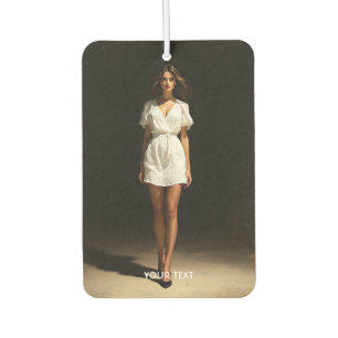Fantasy Niedlich White Dress Girl Autolufterfrischer