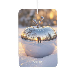 Fantasy Niedlich Winter Snow Apple Autolufterfrischer