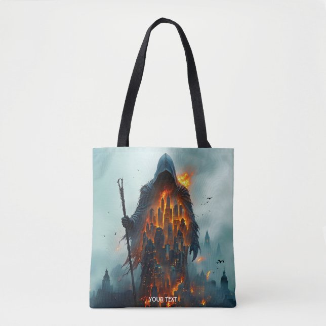 Fantasy Niedlich Wizard Fire City (Vorderseite)