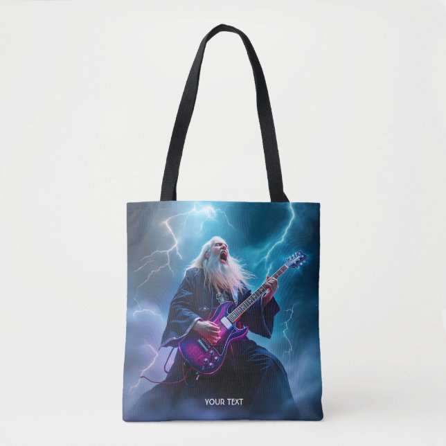 Fantasy Niedlich Wizard Gitarre spielen (Vorderseite)