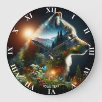 Fantasy Niedlich Wolf Doppelausstellung