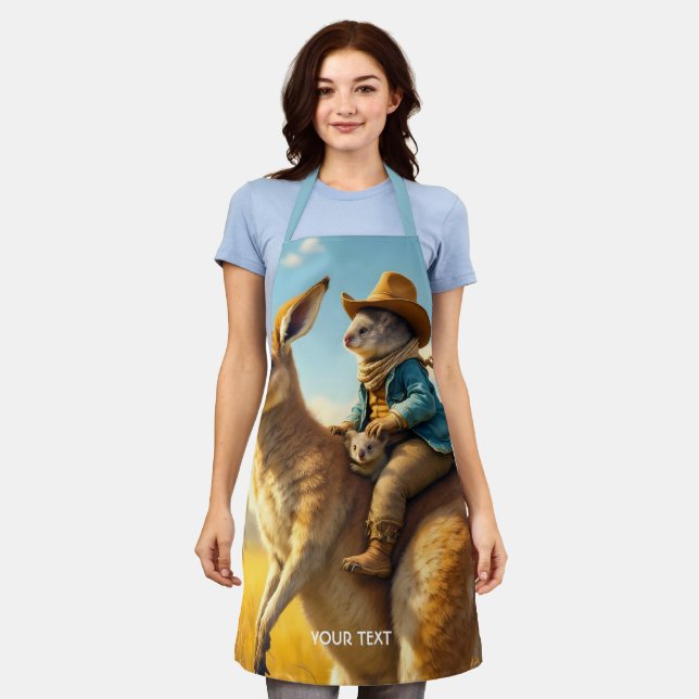 Fantasy Niedlich Wombat Kangaroo Koala Schürze (Getragen)