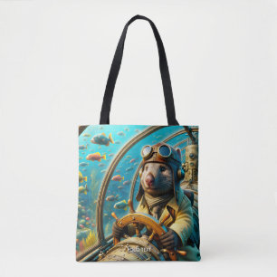 Fantasy Niedlich Wombat Pilot unter Wasser
