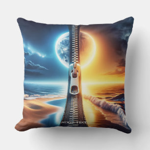 Fantasy Niedlich Zipper Night Day Kissen