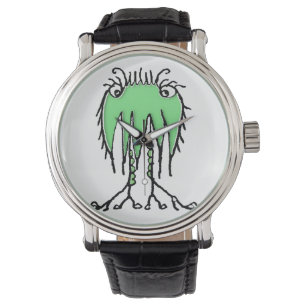 Fantasy-niedliche Alien zeichne Armbanduhr
