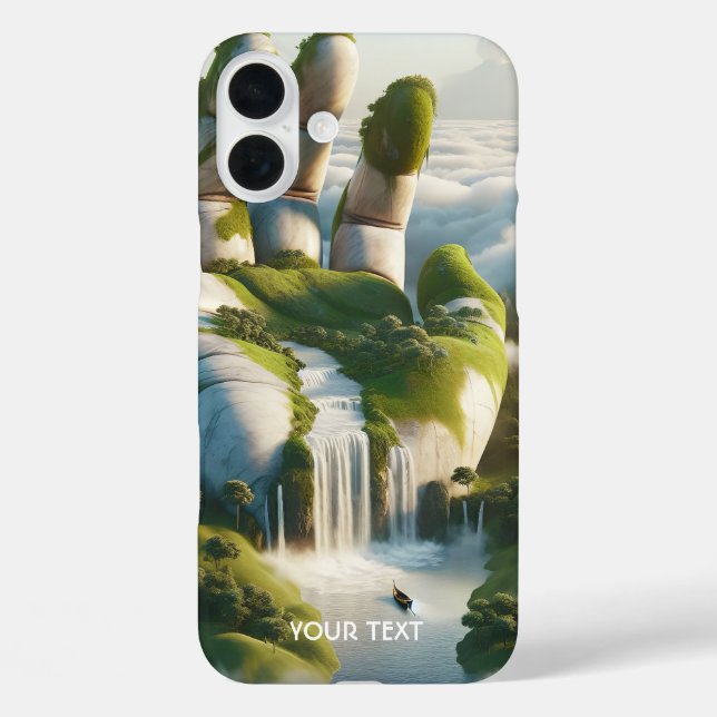 Fantasy Niedliche Handwaldwolken Case-Mate iPhone Hülle (Rückseite)