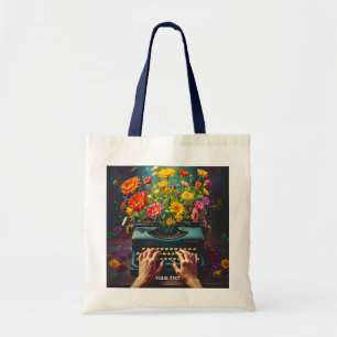 Fantasy Niedliche Schrift Blume Hands Tragetasche