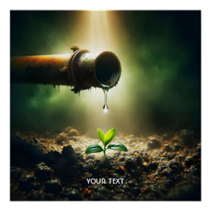 Fantasy Niedliche Tropfen Wasser Poster