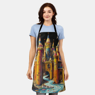 Fantasy Niedliches Schloss von Cappella Santa Mari Schürze