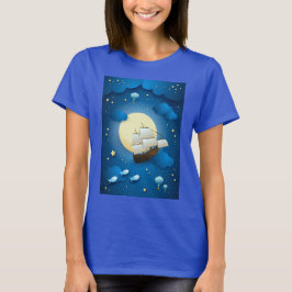 Fantasy Night mit Flying Vessel T-Shirt