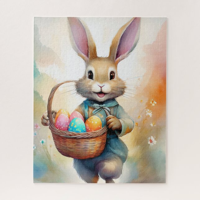 Fantasy Oaster Bunny Jigsaw Puzzle (Vertikal)