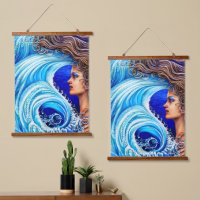 Fantasy Ocean Wave Goddess Artwork