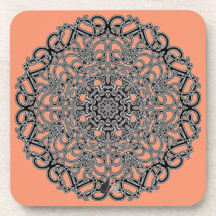 Fantasy Octa Glyph Dusk Untersetzer