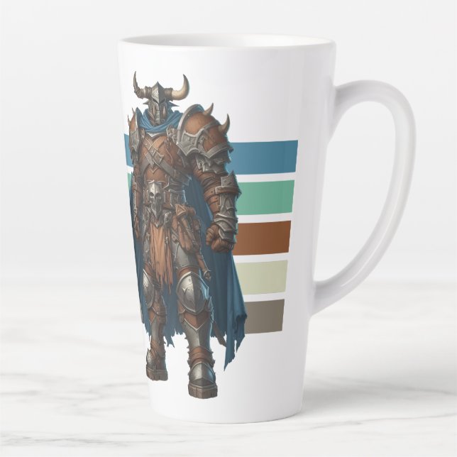 Fantasy Orc Krieger Latte Tasse - Epic und detaill (Rechts)