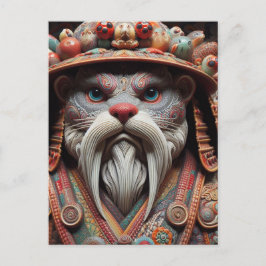 Fantasy Otter Warrior Postkarte