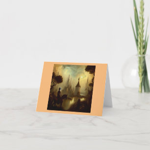 Fantasy Painting 8 - Pferderennfahrer Karte