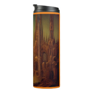 Fantasy Painting 9 - Abandoned City Thermosbecher