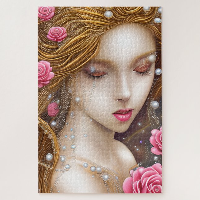 Fantasy Painting Chilbi Exquisite Delikate Kupfer Puzzle (Vertikal)