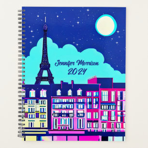 Fantasy Paris unter einem Vollmond Planer