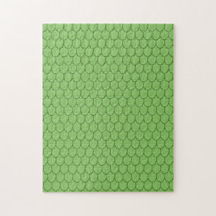 FANTASY PARTY, GREEN DRAGON SCALES PATTERN Novelty Puzzle