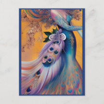 Fantasy Peacock Wedding Dress Fairytale Bridge