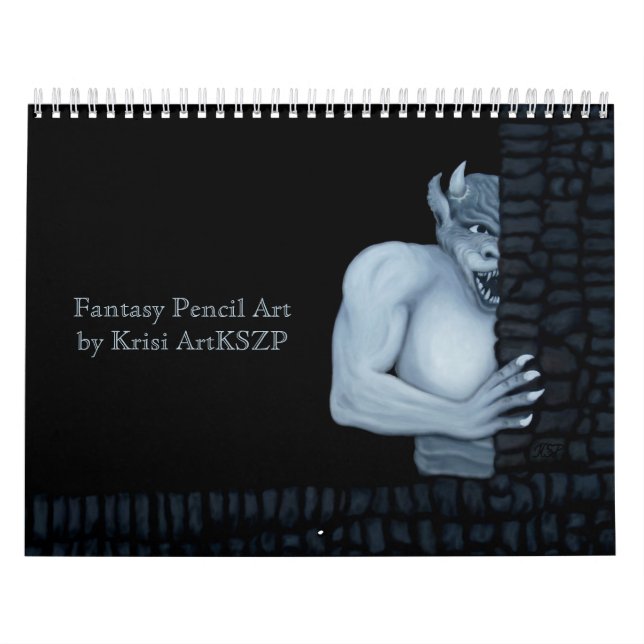Fantasy Pencil Art von Krisi ArtKSZP Kalender (Titelbild)