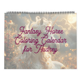 Fantasy-Pferd-Farbkalender Kalender