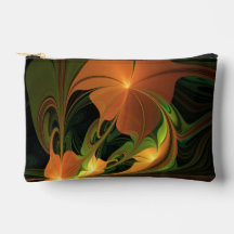 Fantasy-Pflanze Abstrakt Grünes Rost-Braun-Fraktal