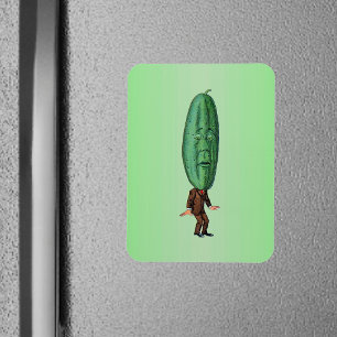 Fantasy Pickle Man Brown Anzug Magnet