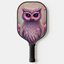 Fantasy Pink Fluffy Kawaii Owl