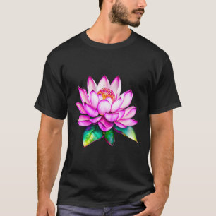Fantasy Pink Lotus Blume Shapes Mania T-Shirt