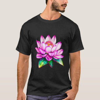 Fantasy Pink Lotus Blume Shapes Mania T-Shirt