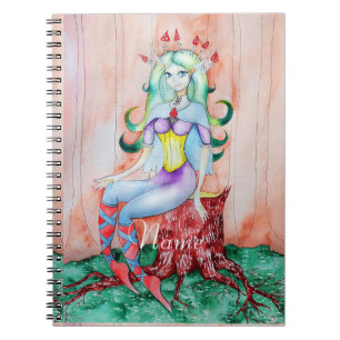 Fantasy Pixie Fairy Thunder_Cove Notizblock