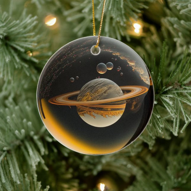 Fantasy Planet Ornament (Baum)