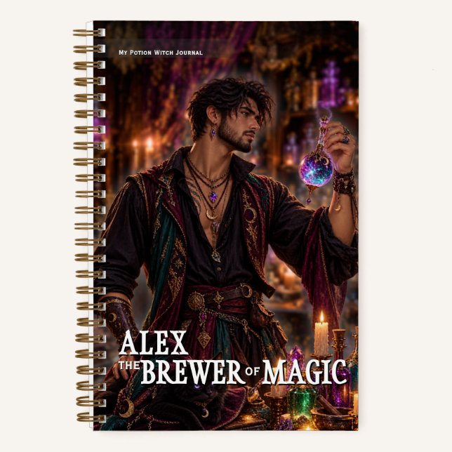 Fantasy-Potion-Hexen-Notizbuch Notizbuch (Vorderseite)