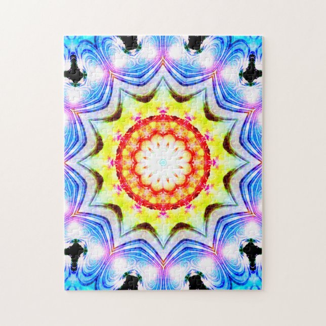 Fantasy Priest Magial Magial Vibrannt Mandela Puzzle (Vertikal)