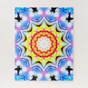 Fantasy Priest Magial Magial Vibrannt Mandela Puzzle